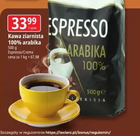 Kawa ziarnista 100% arabika Espresso Plantation +1 wariant