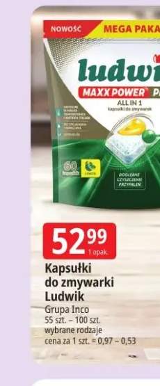 Kapsułki do zmywarki Ludwik