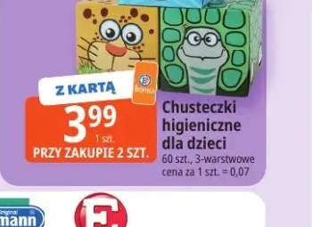 Chusteczki higieniczne dla dzieci 3-warstwowe