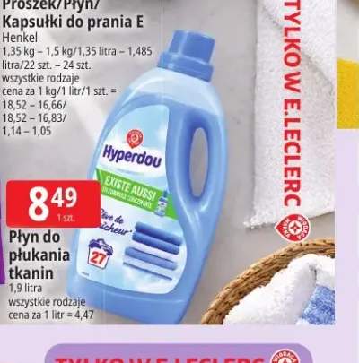 Płyn do płukania tkanin Hyperdou