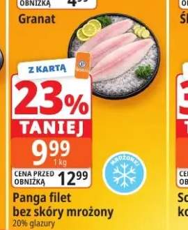 Panga filet bez skóry mrożony