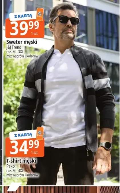 Sweter męski J & J Trend +1 wariant