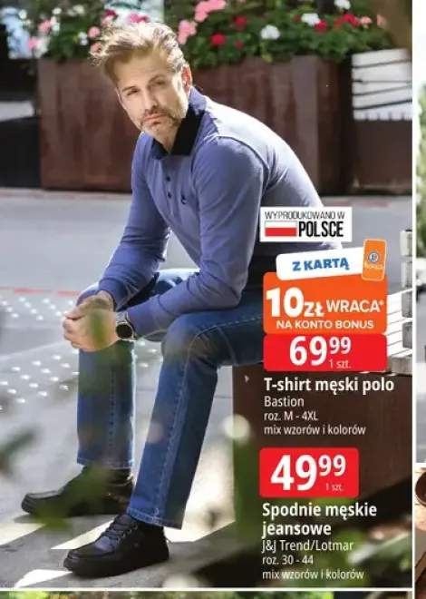 Spodnie męskie jeansowe J & J Trend/Lotmar +1 wariant