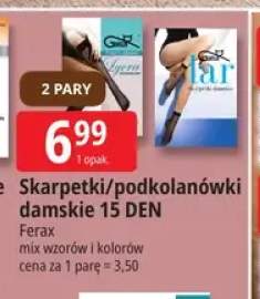 Skarpetki damskie 15 DEN 2-pak Ferax +1 wariant