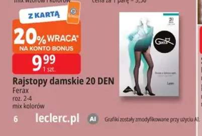 Rajstopy damskie 20 DEN Ferax
