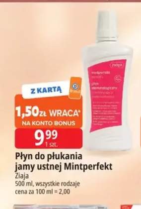 Płyn do płukania jamy ustnej Mintperfekt Ziaja