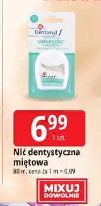 Nić dentystyczna miętowa Dentamyl