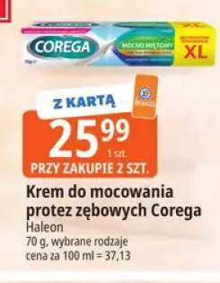 Krem do mocowania protez zębowych Corega