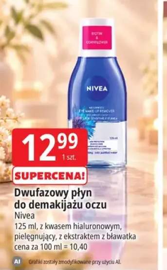 Dwufazowy płyn do demakijażu oczu z kwasem hialuronowym Nivea +2 warianty