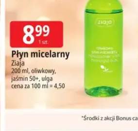 Płyn micelarny oliwkowy Ziaja +2 warianty