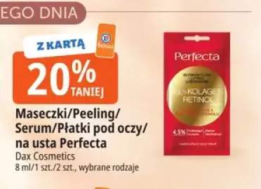Maseczki, peeling, serum, płatki pod oczy, na usta Perfecta