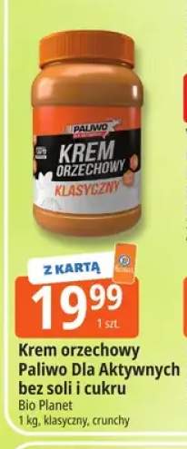 Krem orzechowy klasyczny Paliwo Dla Aktywnych bez soli i cukru +1 wariant