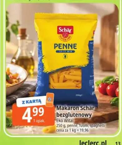 Makaron Schär bezglutenowy penne +2 warianty