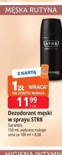Dezodorant męski w sprayu STR8