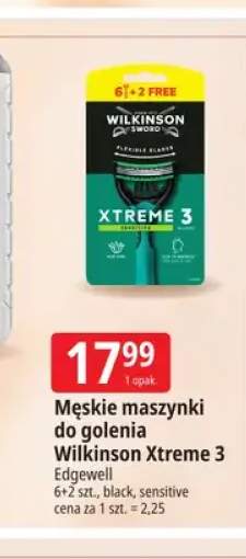 Męskie maszynki do golenia Wilkinson Xtreme 3 Black +1 wariant