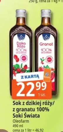 Sok z dzikiej róży Soki Świata 100% +1 wariant