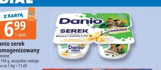Danio serek homogenizowany Danone 4-pak