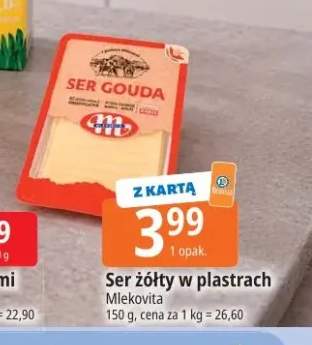 Ser żółty w plastrach Mlekovita