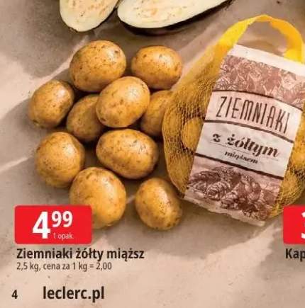 Ziemniaki żółty miąższ