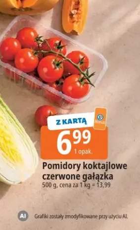 Pomidory koktajlowe czerwone gałązka