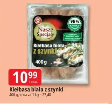 Kiełbasa biała z szynki Nasze Specjały