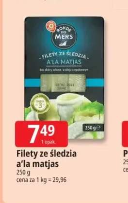 Filety ze śledzia a'la matjas Ronde des Mers