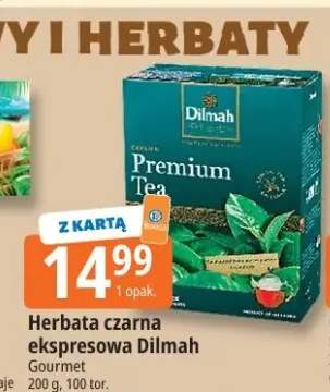 Herbata czarna ekspresowa Dilmah Gourmet
