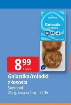 Gniazdka z łososia Suempol +1 wariant