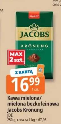 Kawa mielona Jacobs Krönung +1 wariant