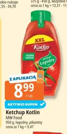 Ketchup Kotlin łagodny +1 wariant