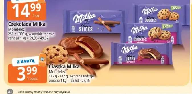Ciastka Milka