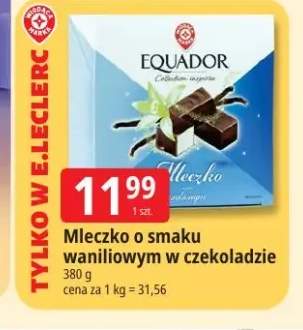 Mleczko o smaku waniliowym w czekoladzie Equador