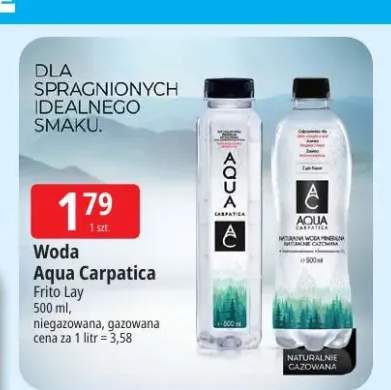 Woda niegazowana Aqua Carpatica +1 wariant