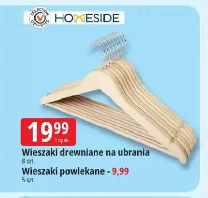 Wieszaki powlekane 5-pak Homeside +1 wariant