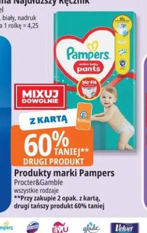 Produkty marki Pampers