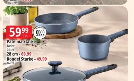 Patelnia Starke 24 cm +2 warianty