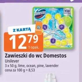 Zawieszki do wc Domestos lime 3-pak +3 warianty