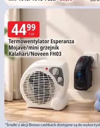 Termowentylator Esperanza Mojave +2 warianty