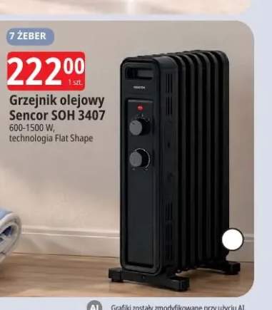 Grzejnik olejowy Sencor Soh 3407 7 żeber