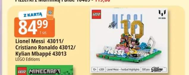 Klocki Cristiano Ronaldo 43012 LEGO Editions +2 warianty