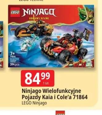 Klocki Ninjago Wielofunkcyjne Pojazdy Kaia i Cole'a 71864 LEGO