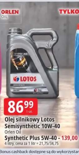 Olej silnikowy Lotos Semisynthetic 10W-40 +1 wariant