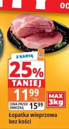 Łopatka wieprzowa bez kości