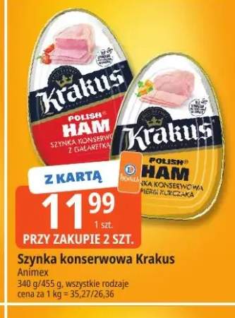Szynka konserwowa z galaretką Krakus +1 wariant
