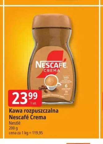 Kawa rozpuszczalna Nescafé Crema