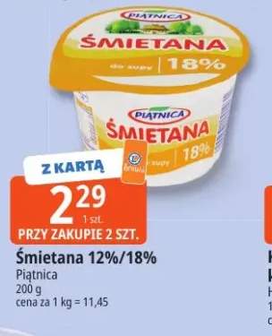 Śmietana Piątnica 12% +1 wariant