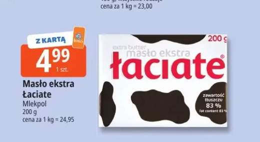 Masło ekstra Łaciate