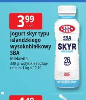 Jogurt skyr typu islandzkiego wysokobiałkowy SBA Mlekovita