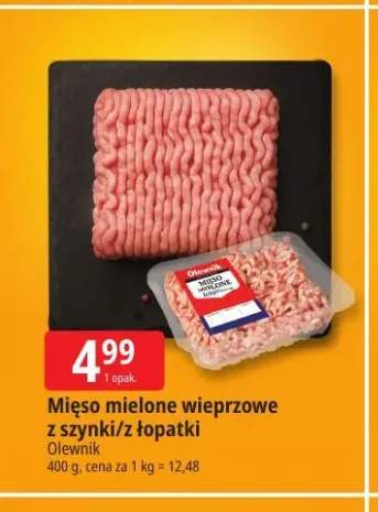 Mięso mielone wieprzowe z szynki Olewnik +1 wariant