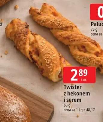 Twister z bekonem i serem